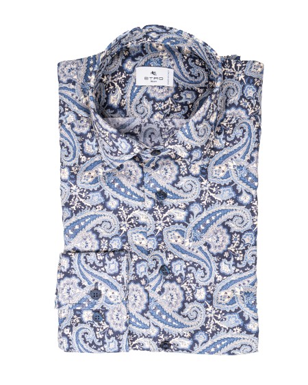 Shop ETRO  Camicia: Etro camicia in cotone paisley floreale.
Fit Roma.
Colletto all'italiana.
Polsini con doppio bottone.
Composizione: 100% cotone.
Made in Italy.. MRIB0001 99SA5E9-X0883